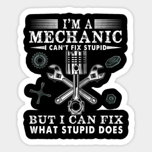 Funny Mechanic For Men Dad Car Auto Diesel Automobile Garage Sticker